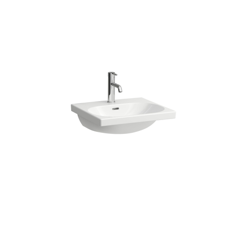 Laufen Lua Lavabo 50x46x20.7cm 1 trou de robinet sans traitement anticalcaire Céramique Blanc SW786189