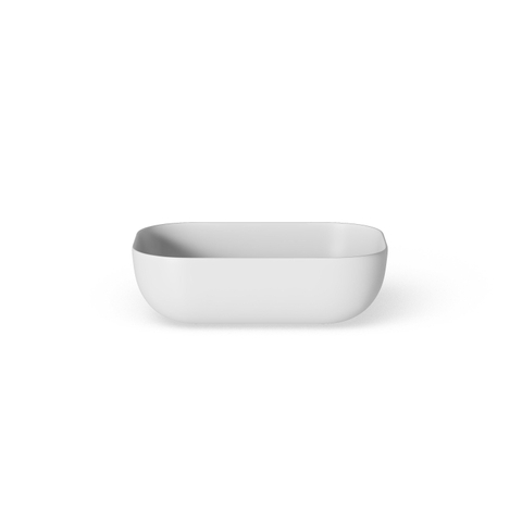 Looox sink collection opzet waskom rechthoekig 45x32,5cm matt white SW788174