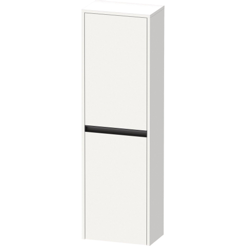 Duravit Ketho.2 Halfhoge kast - met 2 deuren - 40x132x24cm rechts - met tip onwit - mat wit SW772623