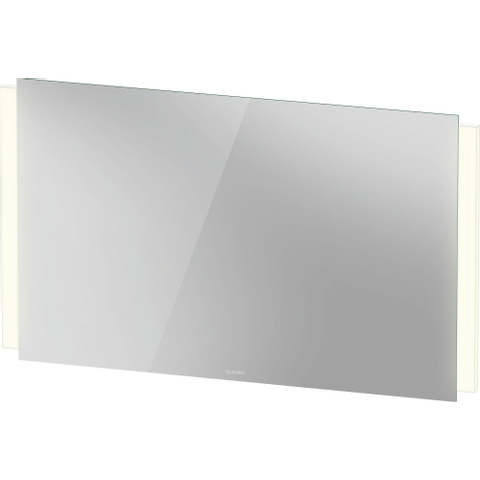 Duravit Ketho.2 Spiegel - met led verlichting verticaal - 120x70cm - met sensorschakelaar rechtsonder - mat wit SW771817