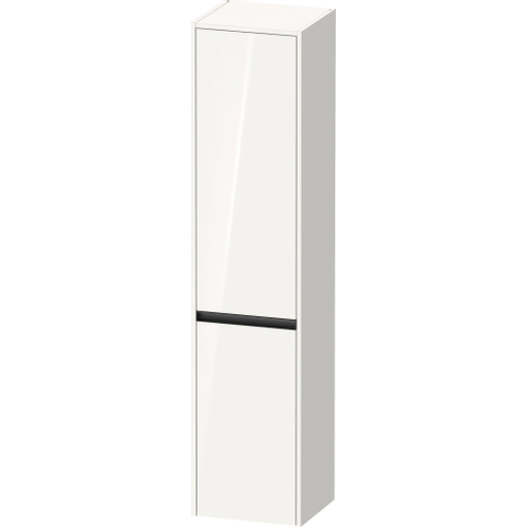 Duravit Ketho.2 Hoge kast - met 2 deuren - 40x176x36cm rechts - met tip onwit - hoogglans wit SW773141