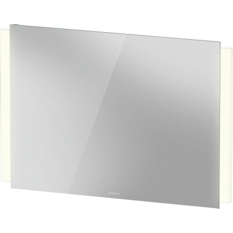 Duravit Ketho 2 spiegel - 100x70cm - met verlichting LED verticaal - met spiegelverwarming - wit mat SW772696