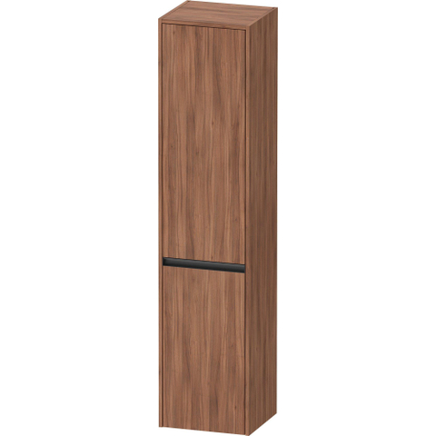 Duravit Ketho.2 Hoge kast - met 2 deuren - 40x176x36cm links - met tip onnoten - mat noten (hout) SW772085