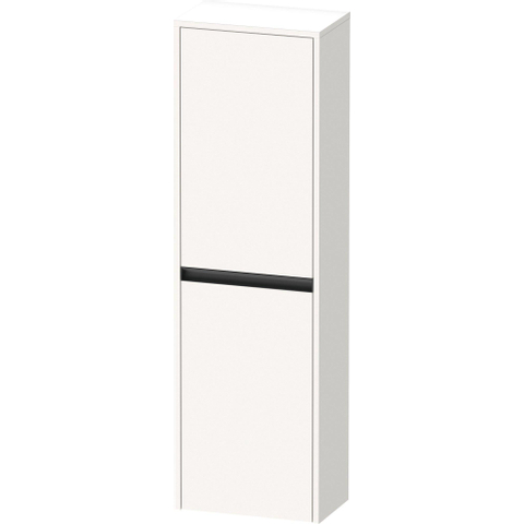Duravit Ketho.2 Halfhoge kast - met 2 deuren - 40x132x24cm links - met tip onwit - supermat wit SW772625