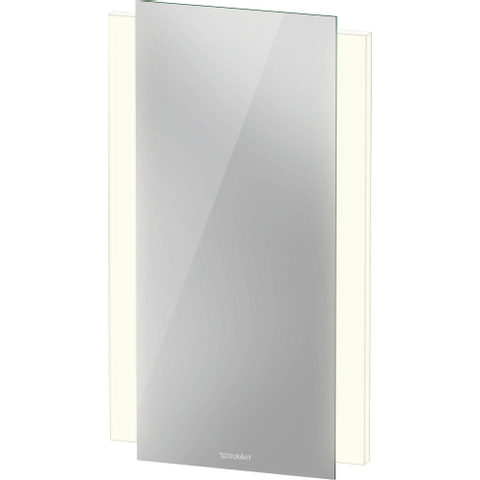 Duravit Ketho.2 Spiegel - met led verlichting verticaal - 40x70cm - met sensorschakelaar rechtsonder - mat wit SW772636