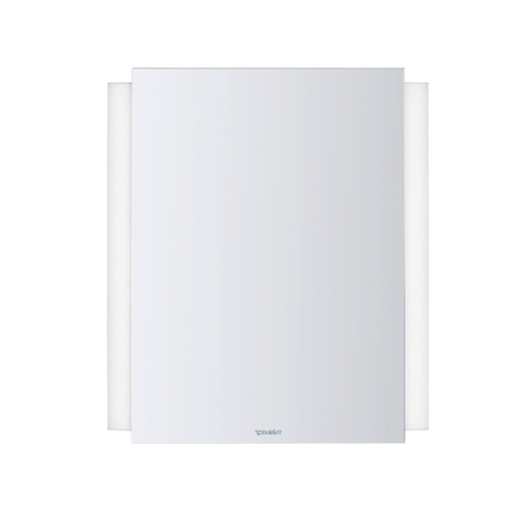 Duravit Ketho.2 Spiegel - met led verlichting verticaal - 60x70cm - met sensorschakelaar rechtsonder - mat wit SW772188