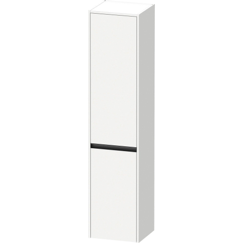 Duravit Ketho.2 Hoge kast - met 2 deuren - 40x176x36cm links - met tip onwit - mat wit SW772091