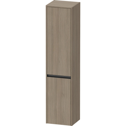Duravit Ketho.2 Hoge kast - met 2 deuren - 40x176x36cm links - met tip oneiken - mat eiken terra (hout) SW771943