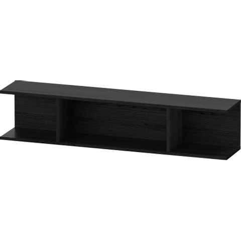 Duravit Ketho.2 Wandrek - 80x17x15cm - eiken zwart mat SW772570