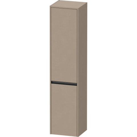 Duravit Ketho.2 Hoge kast - met 2 deuren - 40x176x36cm links - met tip onlinnen - mat linnen (beige) SW772609