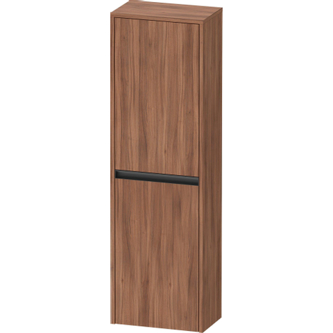 Duravit Ketho.2 Halfhoge kast - met 2 deuren - 40x132x24cm rechts - met tip onnoten - mat noten (hout) SW772621