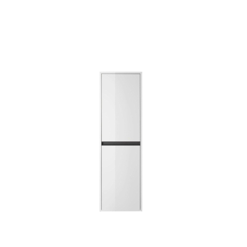 Duravit Ketho.2 Halfhoge kast - met 2 deuren - 40x132x24cm rechts - met tip onwit - hoogglans wit SW771964