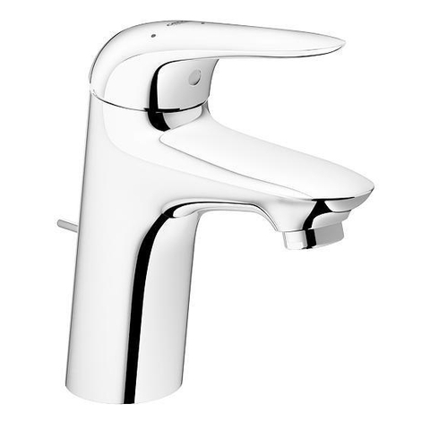 Grohe Eurostyle New Waterbesparende Wastafelkraan - M-Size - ES energiebesparend - met waste - met gesloten greep - chroom SW60359