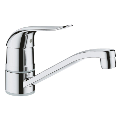 GROHE Euroeco Keukenkraan - laag - draaibare uitloop - chroom 0437504