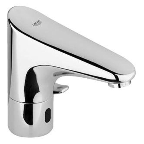 Grohe Europlus E Waterbesparende Wastafelkraan - met infrarood - met menging - met batterijvoeding 6V - chroom 0442377
