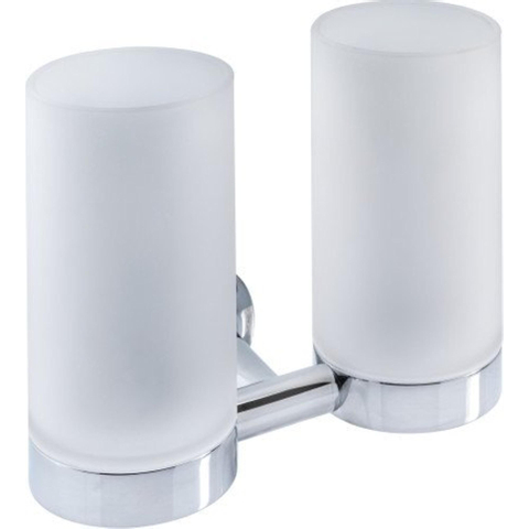Duravit Starck T Porte-brosse à dents - double - verre poli - Chrome SW788788
