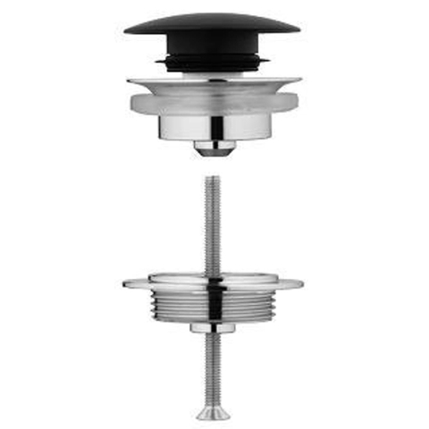GROHE garniture de vidage push open noir 0434216