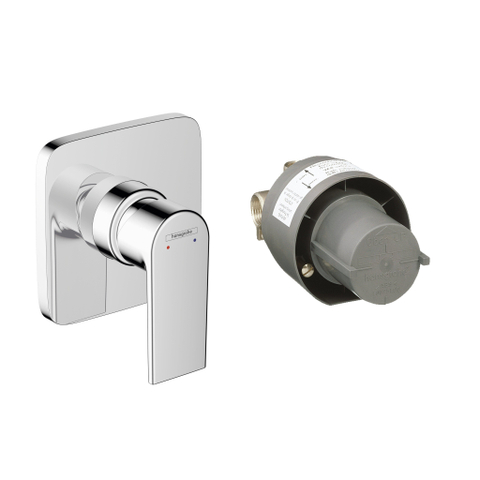 Hansgrohe Vernis Shape Afbouwdeel - voor inbouw douchekraan - inclusief inbouwdeel - hoogglans chroom SW793633