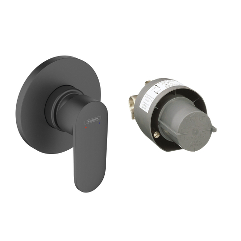 Hansgrohe Vernis Blend Afbouwdeel - voor inbouw douchekraan - inclusief inbouwdeel - mat zwart SW793634