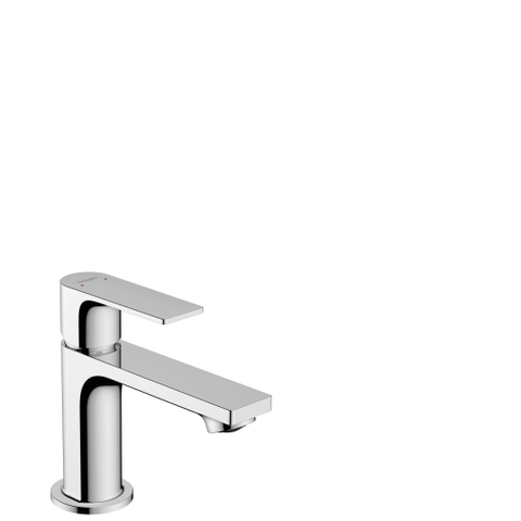 Hansgrohe Rebris e 1 greeps wastafelkraan - 80 PopUp - trekwaste - hoogglans chroom SW796582