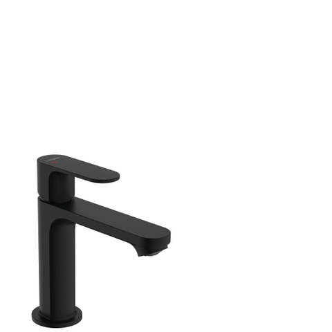 Hansgrohe Rebris s Eengreeps wastafelmengkraan - 110 - coolstart - ecosmart+ - met PopUp - trekwaste - mat zwart SW796560