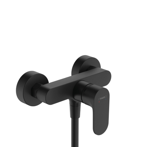 Hansgrohe Rebris s Eengreeps douchemengkraan - opbouw - met 2 flow rates - mat zwart SW803084
