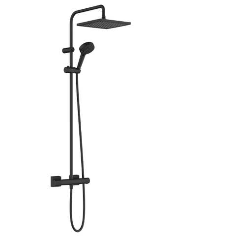Hansgrohe Vernis Shape - 240 - 1jet - showerpipe - met thermostaat - mat zwart SW803053