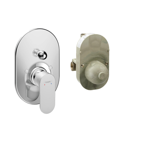 Hansgrohe Rebris s Eengreeps - inbouw badmengkraan set - hoogglans chroom SW803141