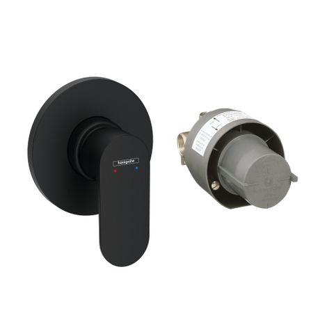 Hansgrohe Rebris s Mitigeur de douche encastré monocommande mat noir SW803100