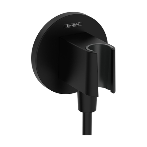 Hansgrohe Fixfit s - handdouchehouder - inclusief muuraansluitbocht - mat zwart SW773905