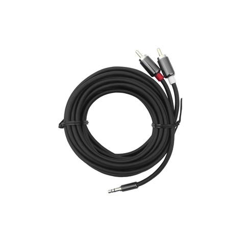 Aquasound Câble audio TV de salle de bains (tulipe-RCA) - pour connexion wma/bmn/emn sur TV 27"" (longueur du câble 500 cm) - SW810537