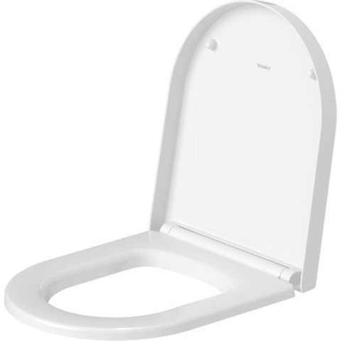 Duravit ME by Starck WC-zitting 43.8x37.4x5.1cm compact Kunststof wit Glanzend OUTLETSTORE STORE38837