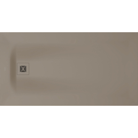 Duravit Sustano Douchebak - 150x80x3cm - Rechthoek - DuraSolid - mat greige (beige) SW813643