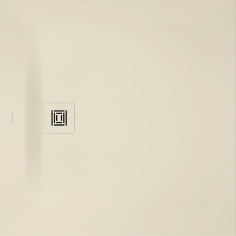 Duravit Sustano Douchebak - 100x100x3cm - Vierkant - DuraSolid Crème mat SW813641