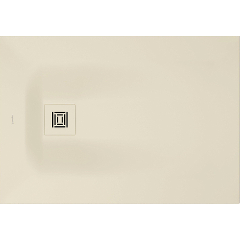 Duravit Sustano Douchebak - 100x70x3cm - Rechthoek - DuraSolid - mat crème (beige) SW813660