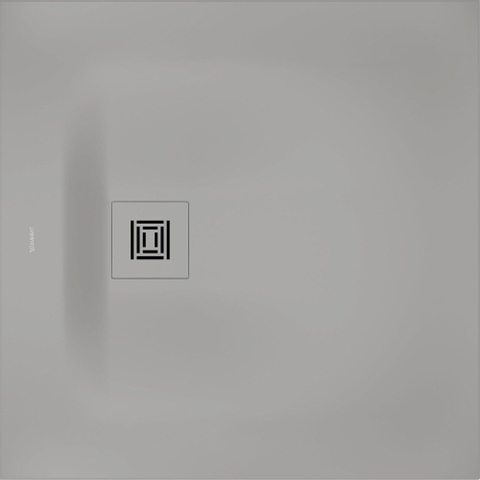 Duravit Sustano Douchebak - 80x80x3cm - Vierkant - DuraSolid - mat grijs SW813787