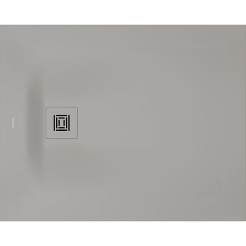 Duravit Sustano Douchebak - 100x80x3cm - Rechthoek - DuraSolid - mat grijs SW813676