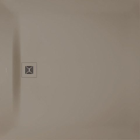 Duravit Sustano Douchebak - 120x120x3cm - Vierkant - DuraSolid - mat greige (beige) SW813681