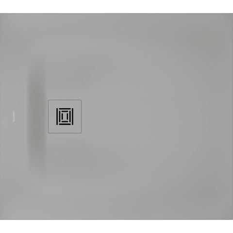 Duravit Sustano Douchebak - 90x80x3cm - Rechthoek - DuraSolid - mat grijs SW813638