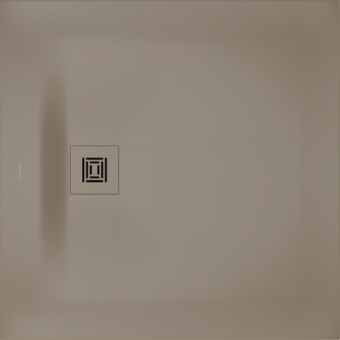 Duravit Sustano Douchebak - 90x90x3cm - Vierkant - DuraSolid - mat greige (beige) SW813711