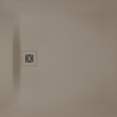 Duravit Sustano Douchebak - 100x100x3cm - Vierkant - DuraSolid - mat greige (beige) SW813661
