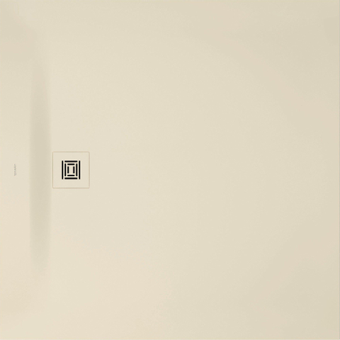 Duravit Sustano Douchebak - 120x120x3cm - Vierkant - DuraSolid - mat crème (beige) SW813740