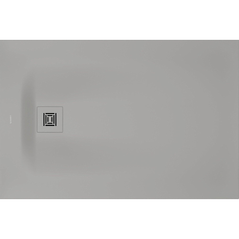 Duravit Sustano Douchebak - 120x80x3cm - Rechthoek - DuraSolid - mat grijs SW813735