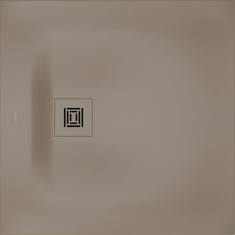 Duravit Sustano Douchebak - 80x80x3cm - Vierkant - DuraSolid - mat greige (beige) SW813670