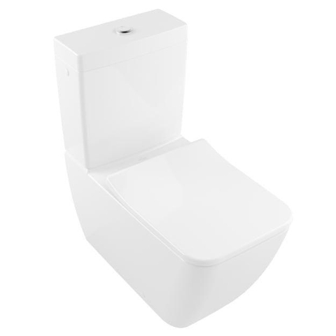 Villeroy & Boch venticello duoblokreservoir + binnenwerk - met zij en achtertoevoer CeramicPlus - White Alpine (glans wit) 1025175