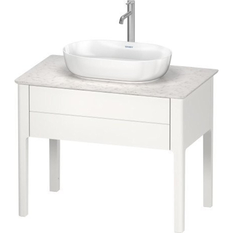 Duravit Luv Opzetwastafel - 60x40cm - zonder kraangat - glans wit SW227983