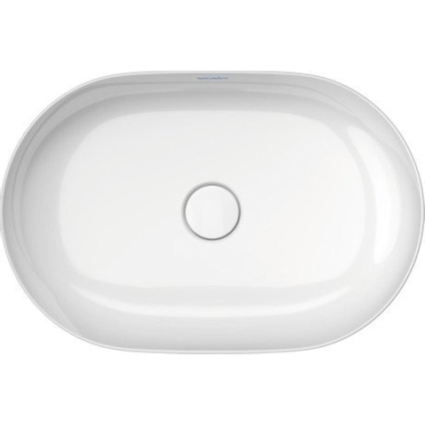 Duravit Luv Opzetwastafel - 60x40cm - zonder kraangat - glans wit SW227983
