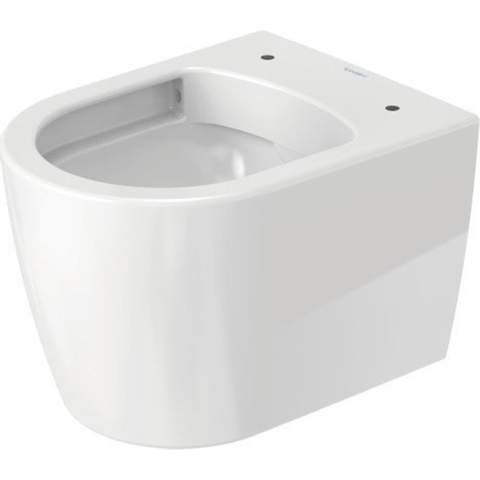 Duravit Me by starck Starck Mewandcloset - diepspoel - compact - rimless 37x48cm4.5L - met verdekte bevestiging - spoelrandloos - mat wit SW297038
