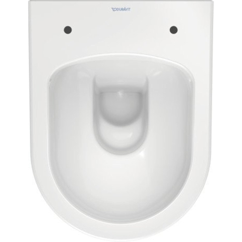 Duravit Me by starck Starck Mewandcloset - diepspoel - compact - rimless 37x48cm4.5L - met verdekte bevestiging - spoelrandloos - mat wit SW297038