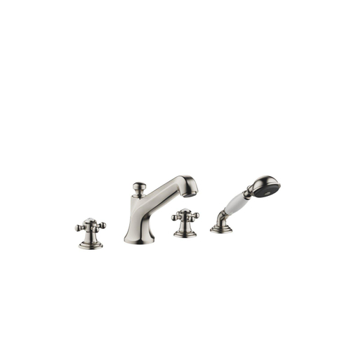Dornbracht Madison Mitigeur de baignoire 4 trous 225mm avec inverseur avec garniture avec bec platine mat 0470204